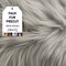 FabricLA | Faux Fur Fabric | 30" X 36" Inch Wide Pre-Cut Shaggy | Fake Fur Fabric | DIY, Craft Fur Decoration, Fashion Accessory, Hobby | Platinum Gray